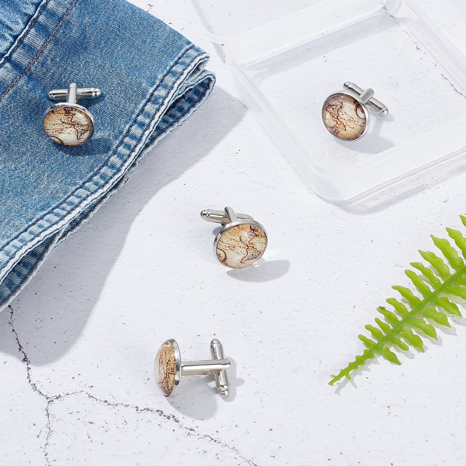 Boutons de manchette personnalisés pour homme, cadeaux de marié, boutons de manchette de chemise plaqués or pour père et hommes, bijoux cadeaux en acier inoxydable de haute qualité