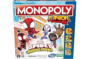 Monopoly Junior: Marvel Spidey and His Amazing Friends Edition