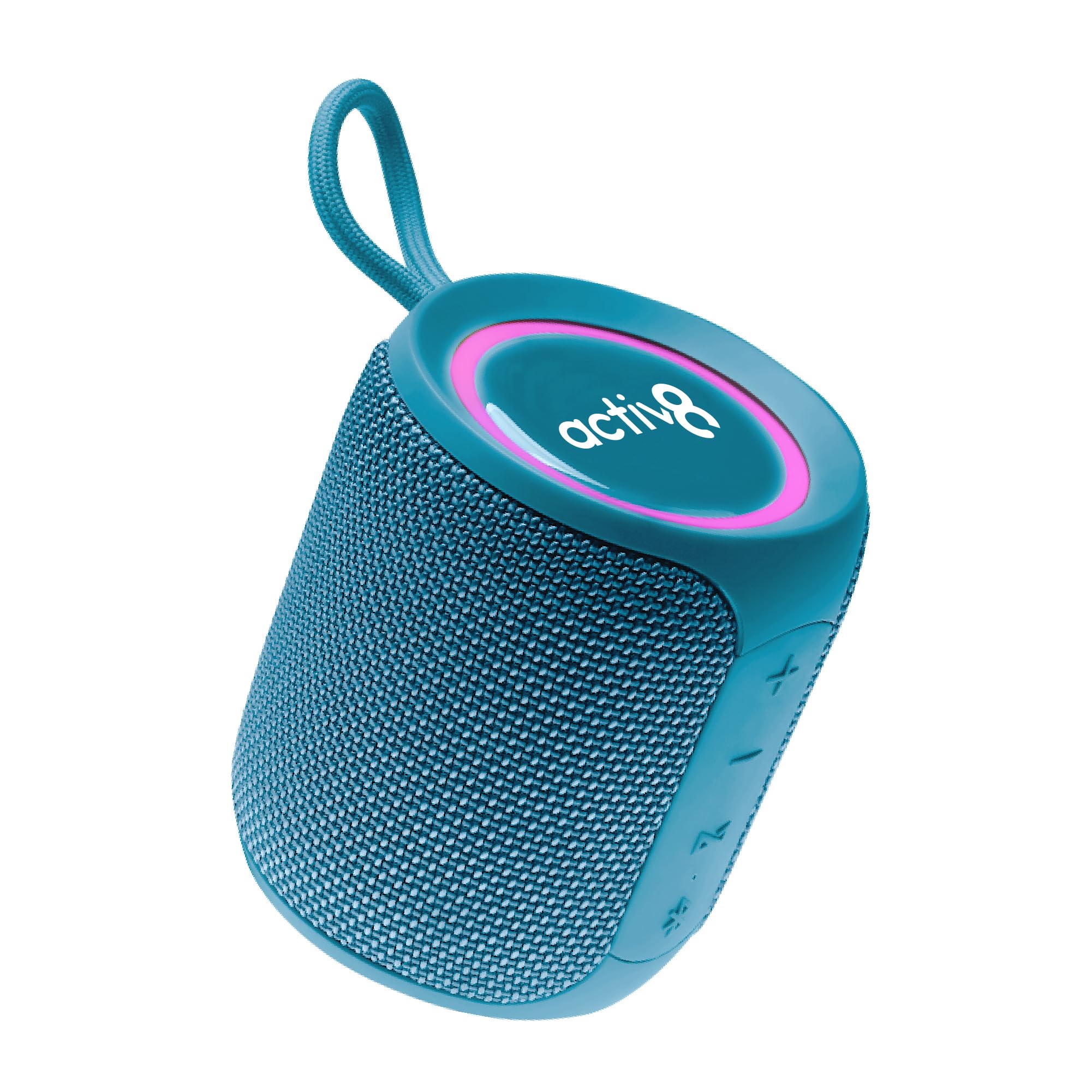 Activ8 ActiveAudio -100CB -IP67 Waterproof Outdoor Wireless Bluetooth Subwoofer Speaker with 16W Power in Coral-Blue Colour
