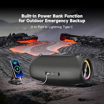 The Bull Bluetooth Speaker ゴールド iDance Funky Bull Bluetooth Speaker Lautsprecher gold 20W