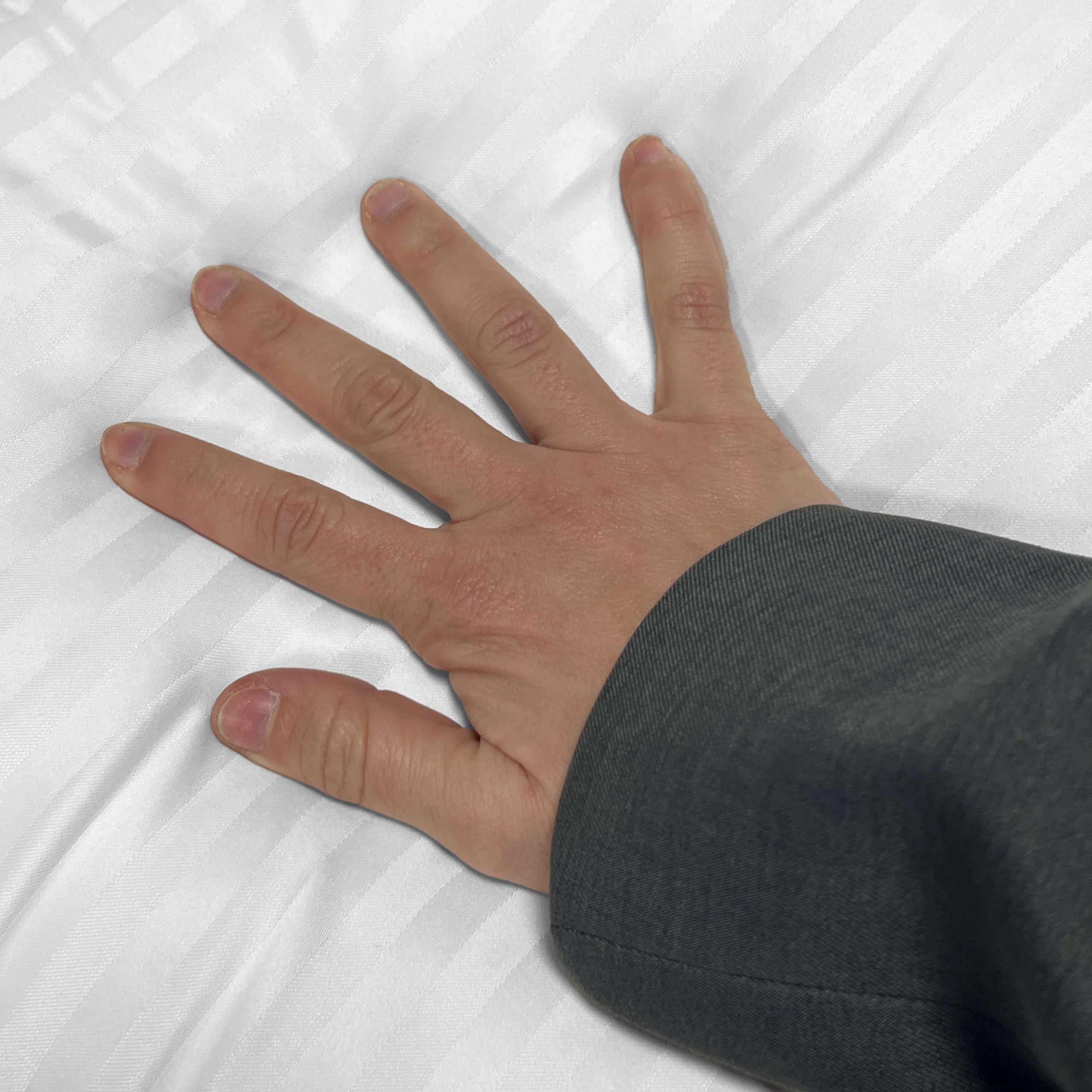 Miroytengo Almohada de Látex Perforada con Funda 70 cm
