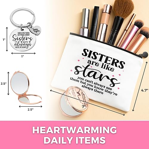 Miniatura 6 de Hermosa caja de regalo para hermana, juego de 6 piezas de regalo para hermana, regalos de Navidad para hermana, regalos de cumpleaños para hermana,