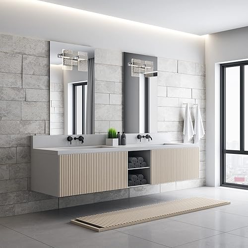 Miniatura 23 de EGLO Lighting USA 204488A - Lámpara de tocador LED de Madrona Collection 30.75 pulgadas, color negro