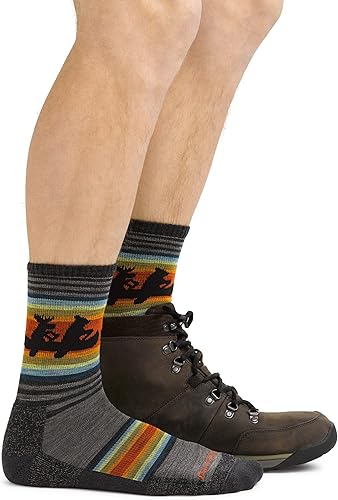 Miniatura 3 de Darn Tough Vermont Willoughby Micro Crew - Calcetines ligeros con cojín para hombre (estilo 5003)