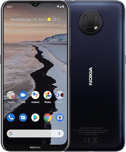 Nokia G10  Android 11  Smartphone desbloqueado  Batería de 3 días  364 GB  Pantalla de 6.52 pulgadas  Cámara triple de 13 MP  Noche polar, azul disponible en Yaxa Costa Rica