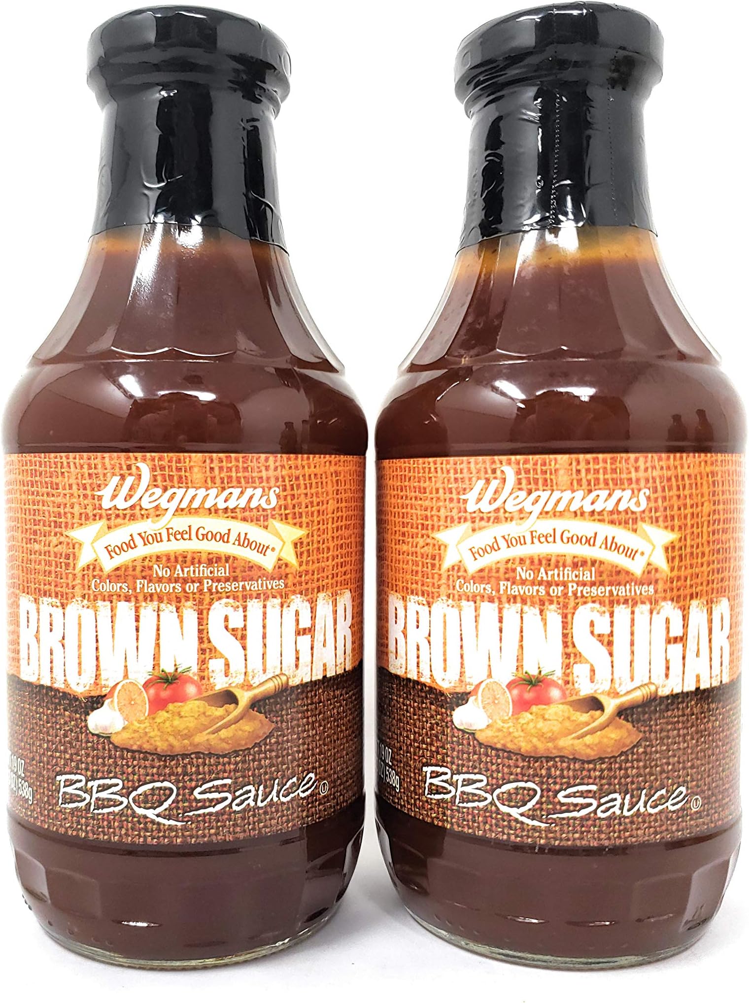 Wegmans Brown Sugar Barbecue Sauce (2 Pack, Total of 38oz