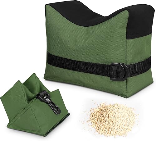 Bolsas de descanso con relleno de dos piezas para deportes de objetivo  Soporte delantero y trasero para tiro de campo