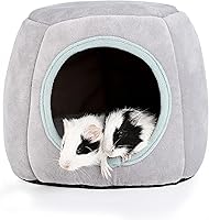 Vista 10 de Sofá para Conejillo de Indias - Sofá para Conejillo de Indias, Almohada Acolchada Removible, Brazos y Respaldo Rellenos, Súper Acogedor, Cama Ideal