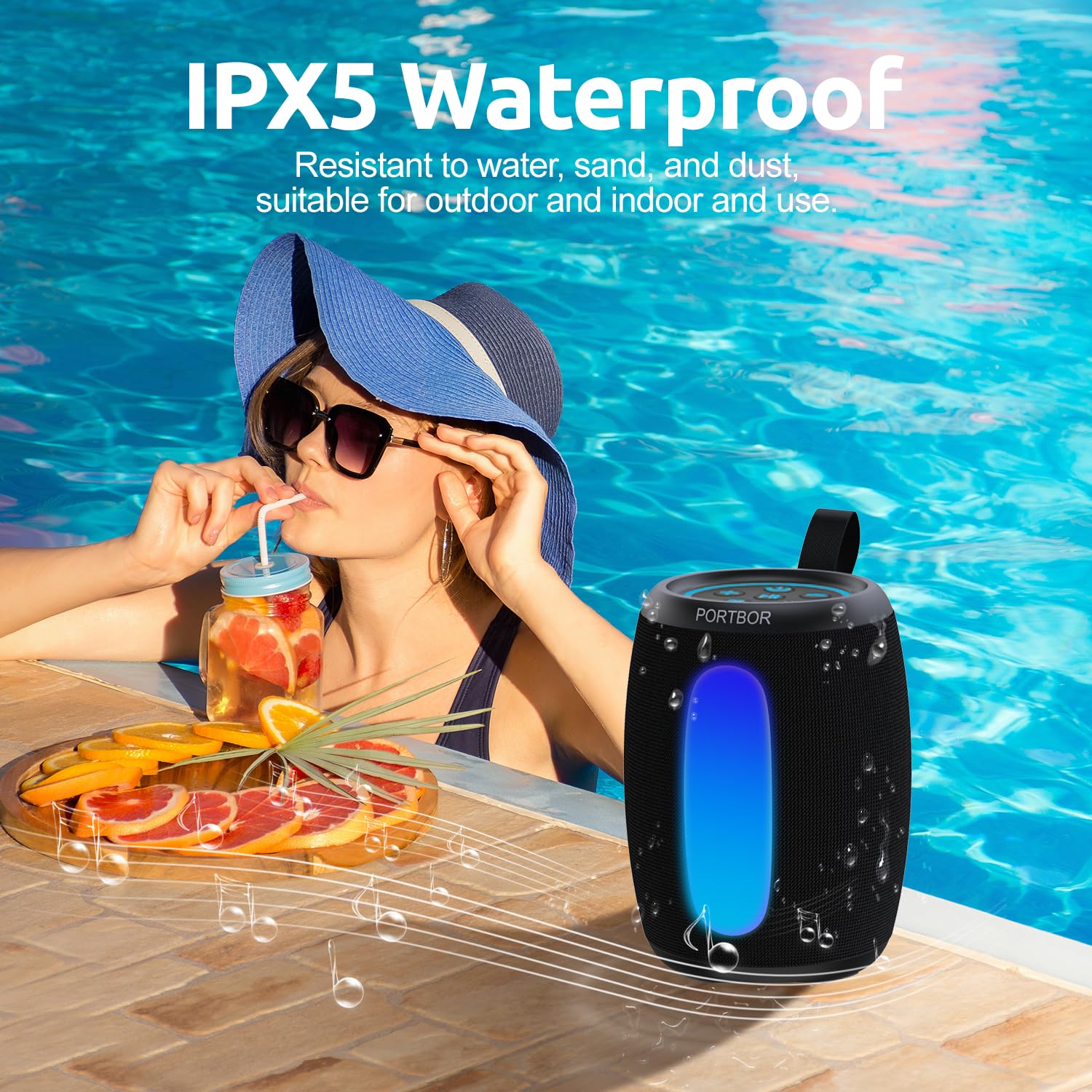 PORTBOR Bluetooth Speaker — view 6