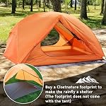 Clostnature 2 Person Hiking Tent - Lightweight 2 Person Hiking Tent, Easy Set Up Waterproof Camping Tent for Adults