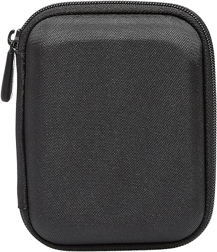 Amazon Basics Estuche de transporte pequeño para My Passport Essential disco duro externo 1 paquete, negro