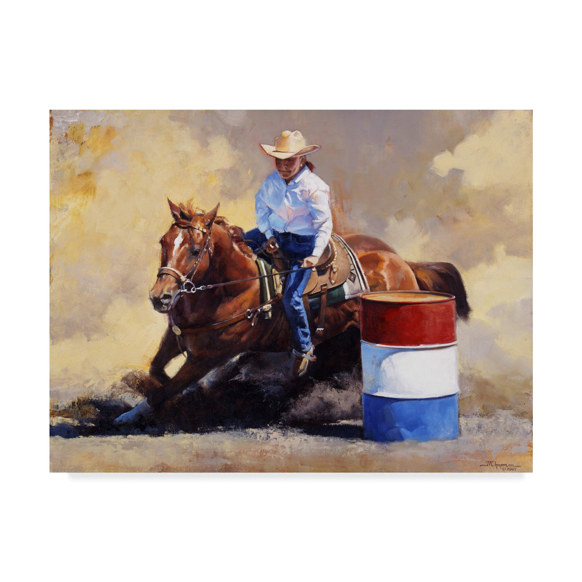 Trademark Fine Art Go Girl by Julie T. Chapman, 24x32-Inch