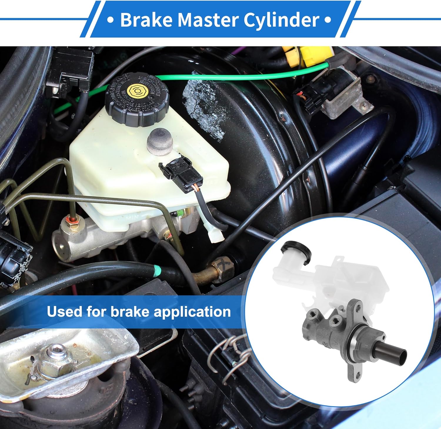 1 Pcs Brake Master Cylinder for Suzuki SX4 2007-2009 No.5110080J10 Engine Compartment Hydraulic Master Cylinder with Reservoir