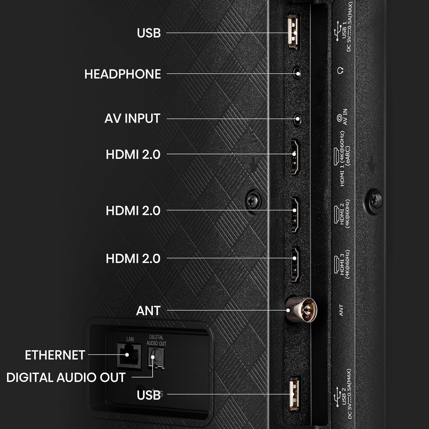 Hisense 65 Inch Smart TV 4K UHD LCD Dolby Vision, Natural Colour Enhancer,VIDAA U5 OS, Youtube, Netflix, Disney +, Freeview Play and WiFi, Model | 4K 2026 - view 6