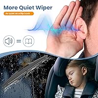 Vista 5 de GSPSCN 35,6 cm Limpiaparabrisas Trasero Para Subaru Forester 2024-2006 Ascent 23-19 Impreza 07-04 Legacy 19-05 Outback 19-05 Tribeca 14-06 /Honda