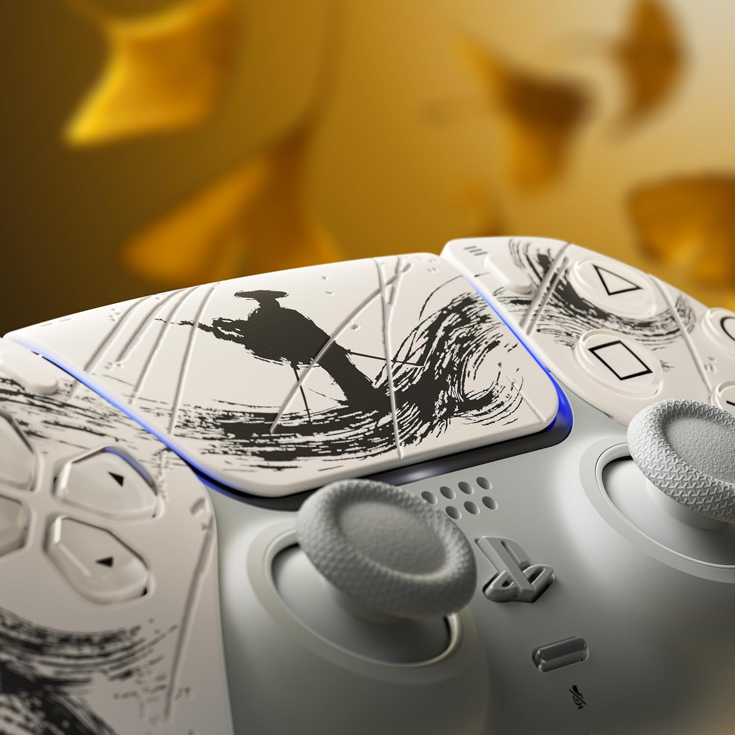 PlayStation DualSense Wireless Controller - Ghost of Yotei Black Limited Edition - Image 6