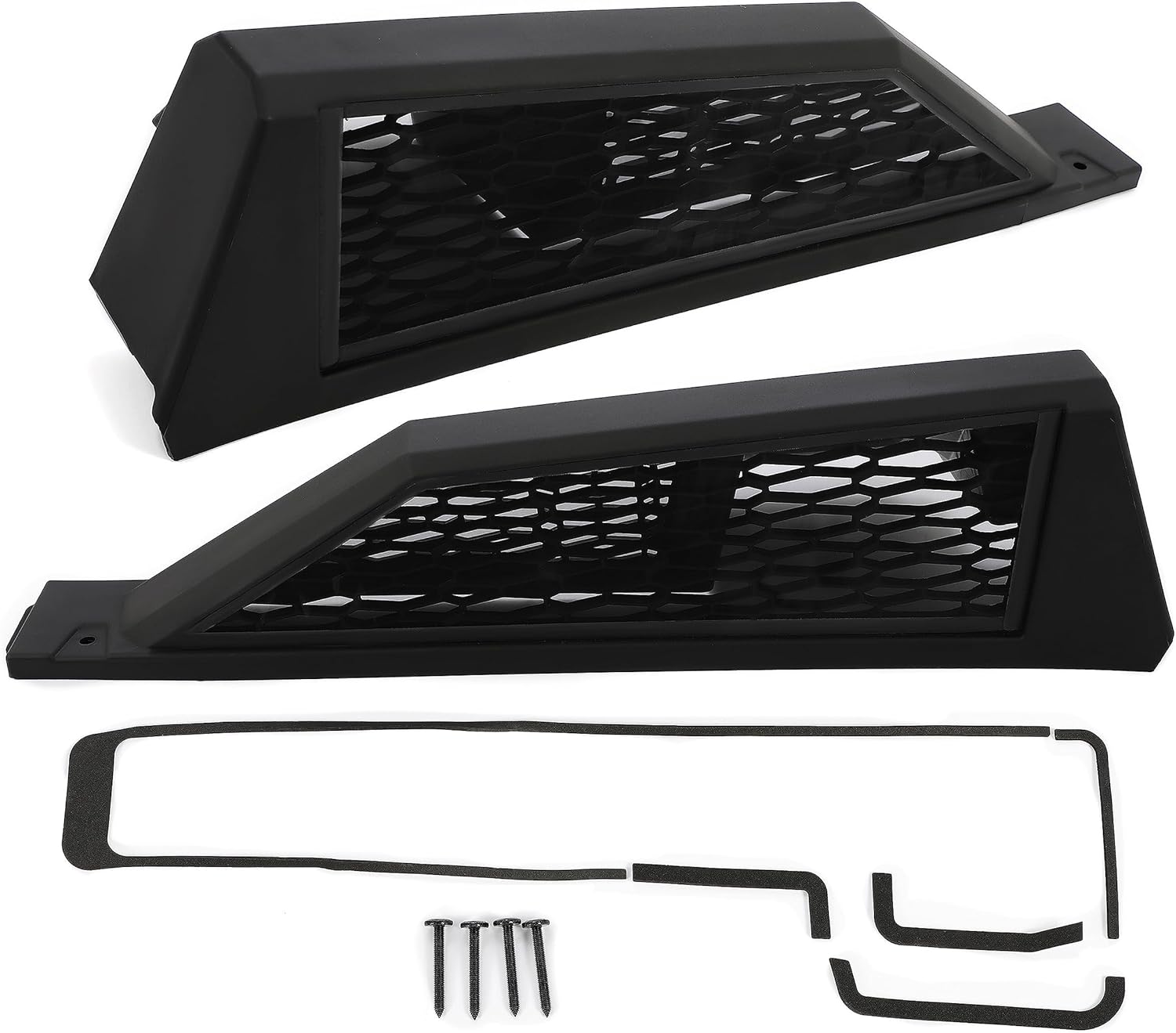 HECASA Air Intake Vents Bezel Kit Compatible with 2015-2018 Polaris RZR XP XP4 Turbo 4 XP 1000 Replacement for 2206649 UTV Bezel Kit Accessories Side Vent Air Intake Pre-Filter (Left & Right)