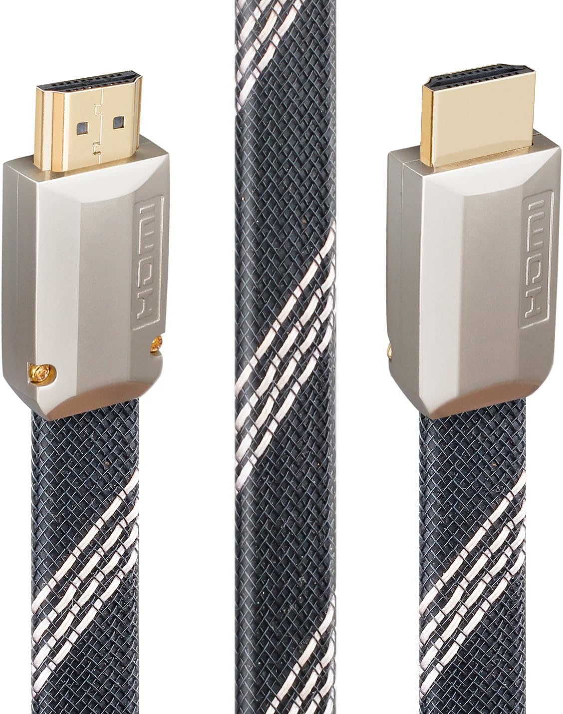 4K HDMI Cable/HDMI Cord 30ft - Ready HDMI 2.0(4K@60Hz 4:4:4) - High Speed 4K,3D,2160P,1080P - 26AWG Braided Cable - Ethernet/CEC/ARC/HDCP 2.2/CL3 for UHD TV,Blu-ray Player,Xbox,PS4/3,PC,Apple TV