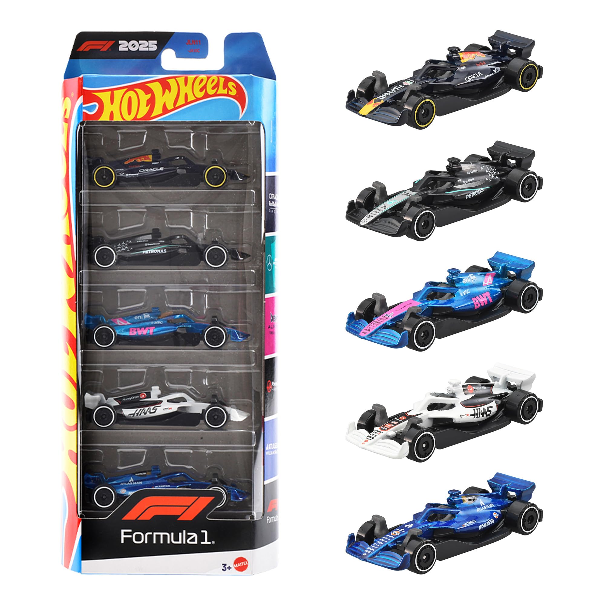Amazon | ホットウィール(Hot Wheels) ベーシックカー F1 5カーパック
