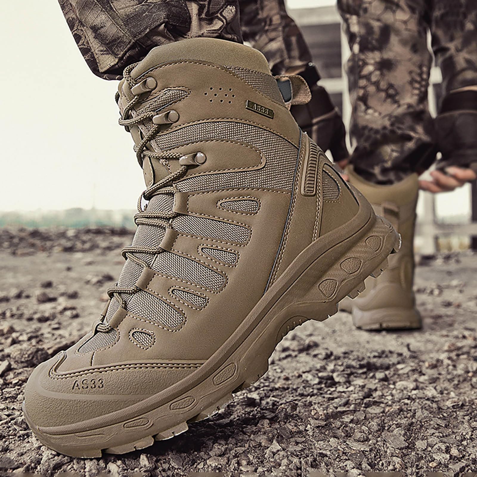 Generisch 2026 Sneaker Herren Neuheiten Mid Top Strapazierfähige Stiefeletten Herren Outdoor Bergsteigen Wanderschuhe Camping Reiten Wandern Vielseitige Stiefel