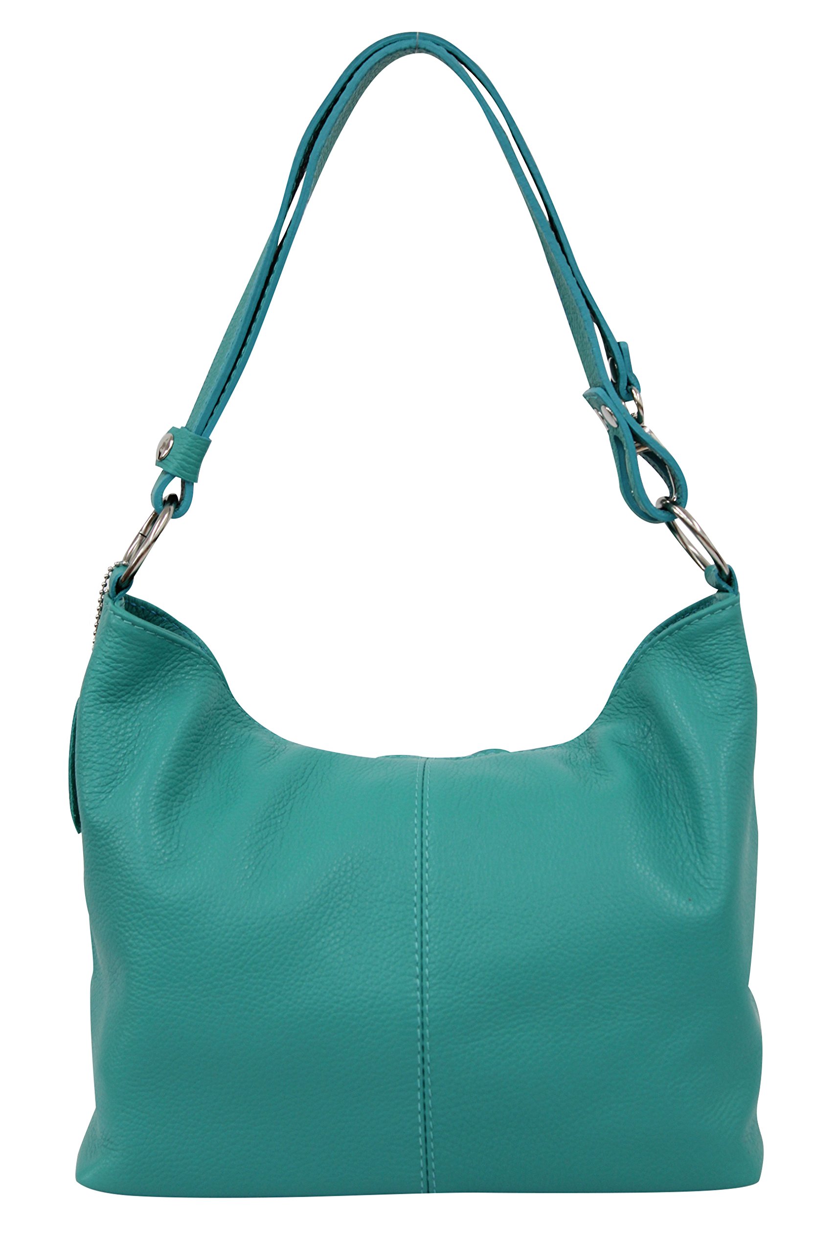 AMBRA Moda GL005 - Bolso de mano para mujer de cuero, bolso de hombro y bandolera