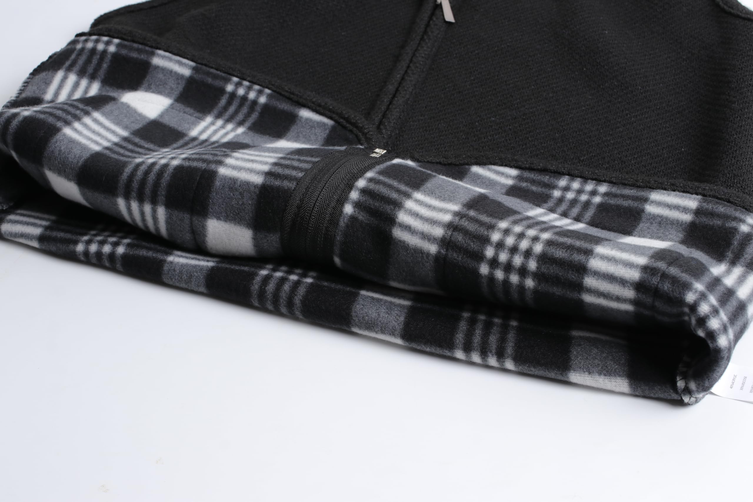 Chaleco de Punto para Hombre Cárdigan sin Mangas Chaqueta de Suéter de Forro Polar Cremallera Cálido Caballerocon Bolsillos Otoño Invierno