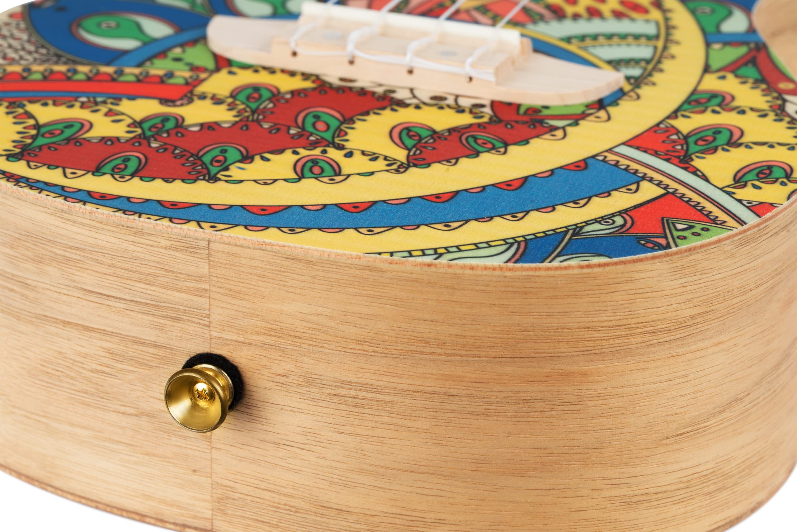 Ortega Guitars Konzert Ukulele Akustisch – Art Series – Fichte, Mystic India (RUAR-MI)