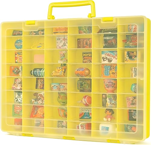 Miniatura 5 de MYMOON HOME Estuche de almacenamiento de plástico para juguetes compatible con minimarcas de juguetes coleccionistas, miniverse Shopkins, Real