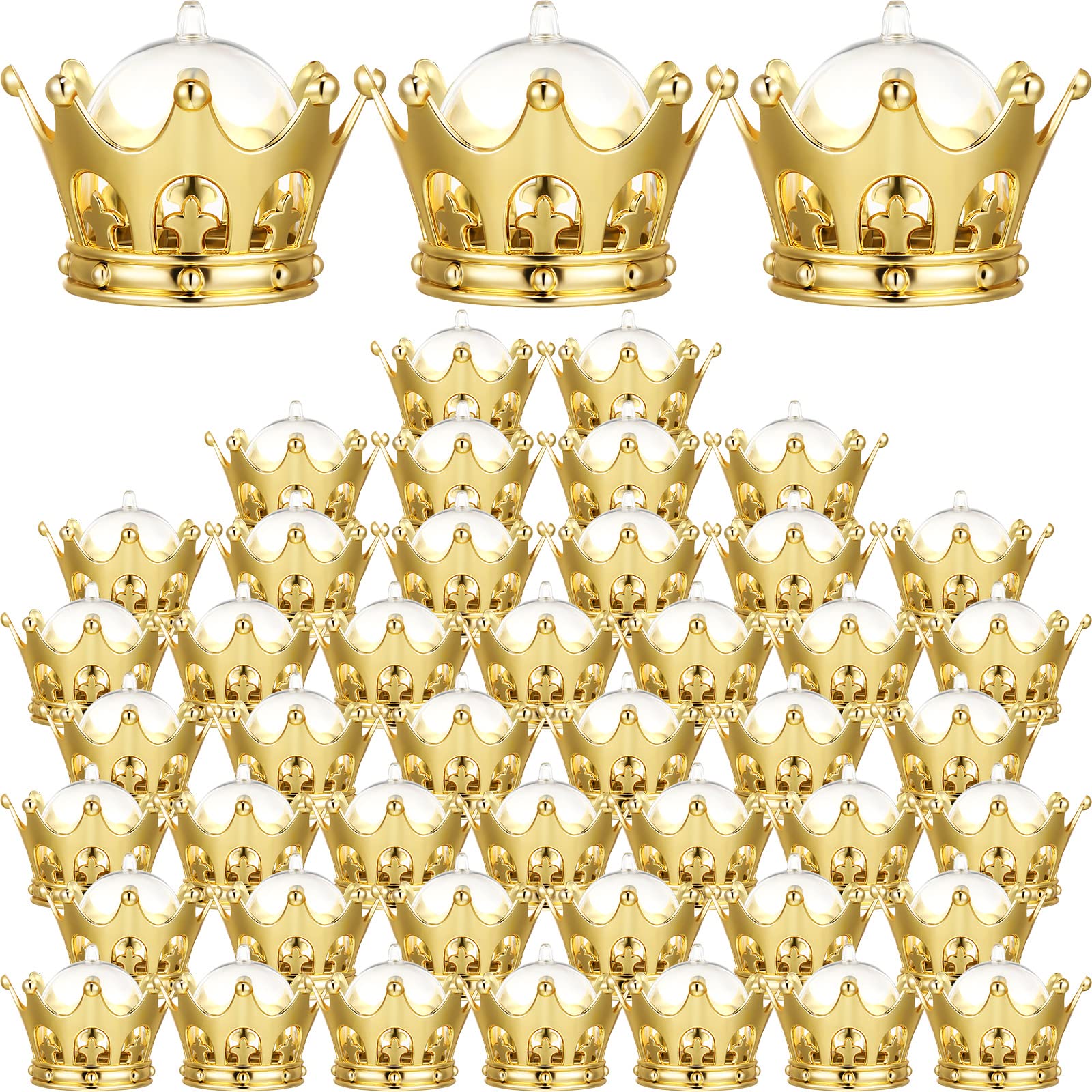 Buy Gold Fillable Crown Princess with Dome Party Favors Decorative