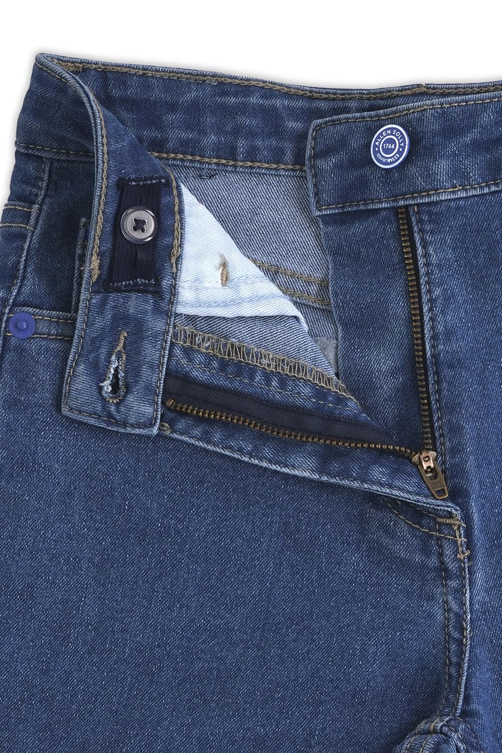 Allen Solly Girl's Regular Jeans (AGDNCWLBP14952_Blue - Image 4 thumbnail