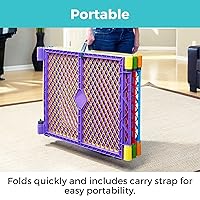 Vista 10 de Toddleroo by North States - Superyard Colorplay Baby Play Yard: Freestanding 8 Panel Baby Playpen - Indoor or Outdoor Use - Made in USA - Encloses