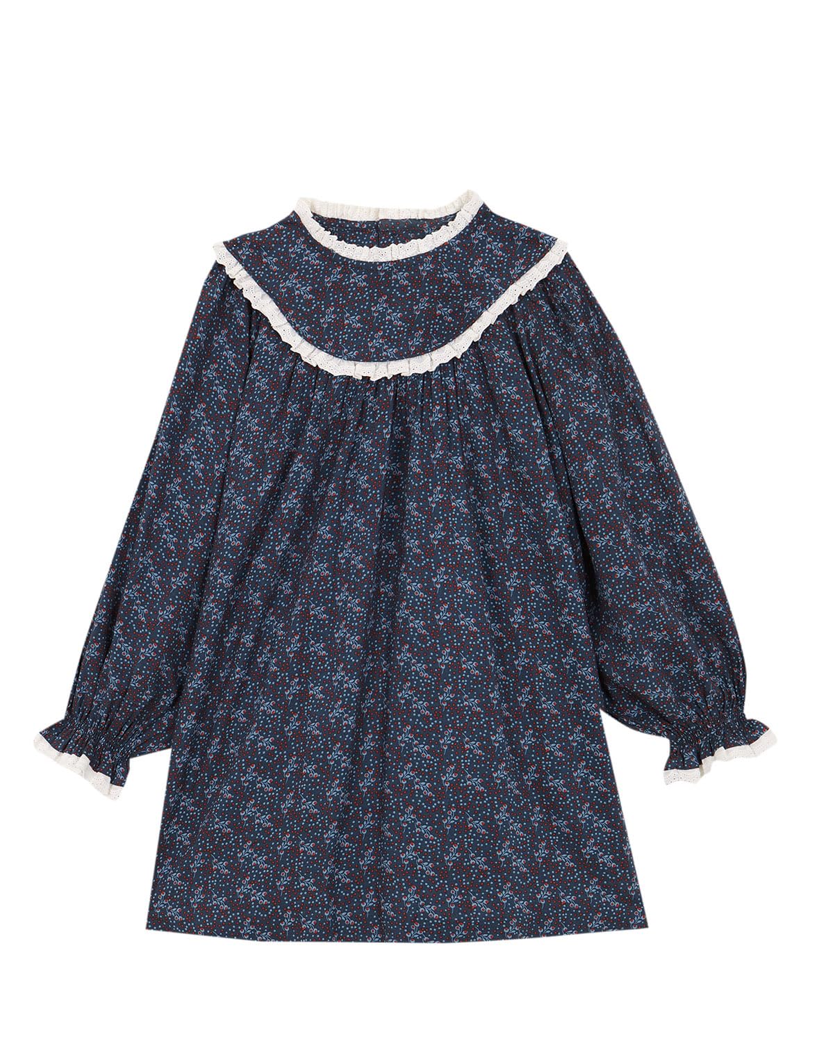 Gocco Vestido Smart Estampado con Tiras Borda Niñas