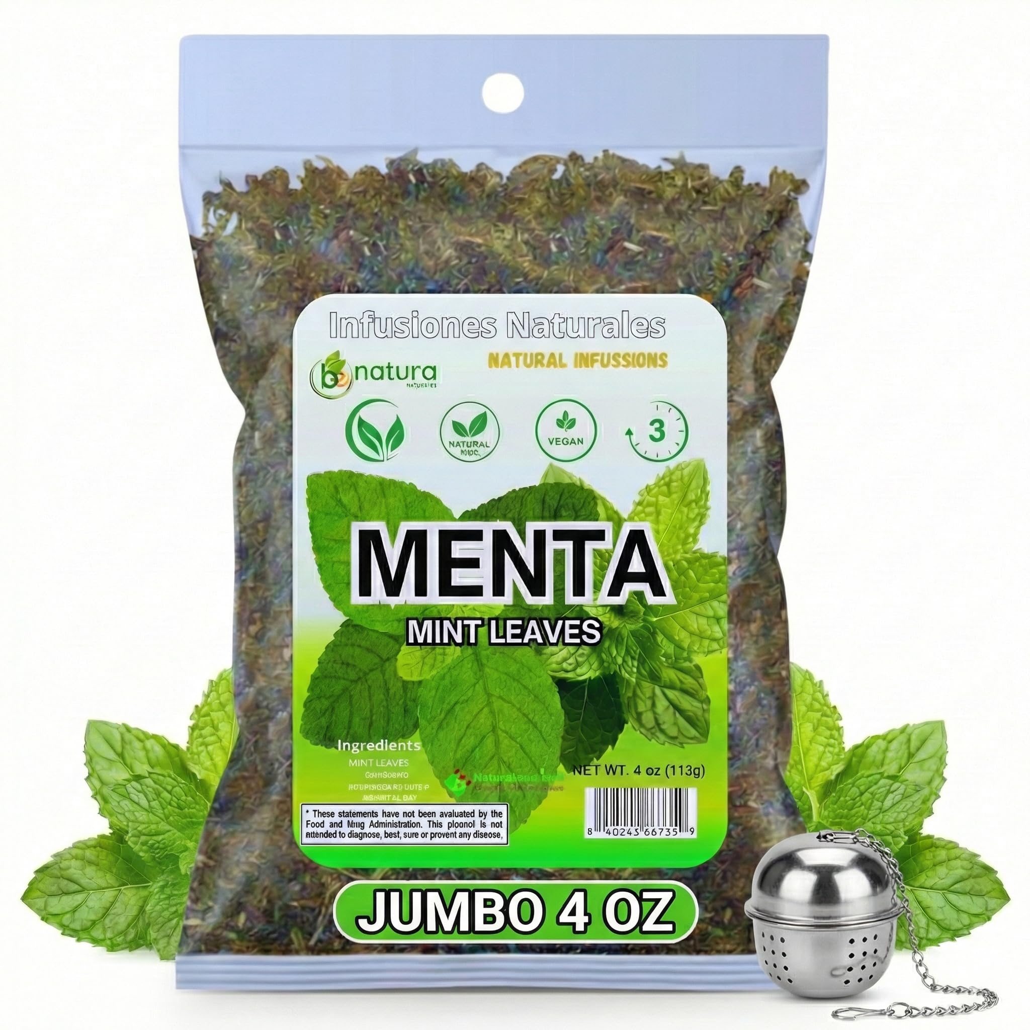 キッチン家電 MENTA Amazon.com : Menta seca(Dried Mint Leaves Spearmint) 4 oz - 100