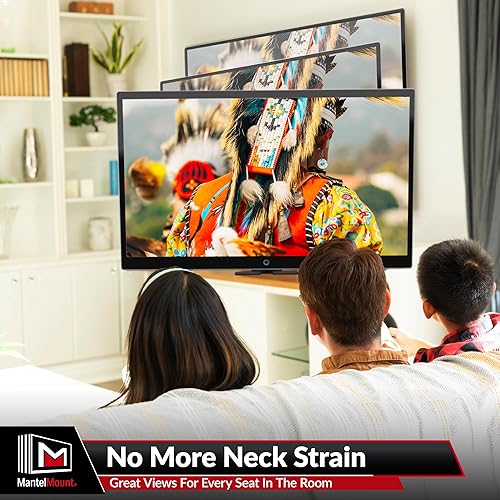Miniatura 8 de MantelMount MM540 soporte desplegable para televisores de 44 a 80 pulgadas para colocar encima de la repisa de la chimenea