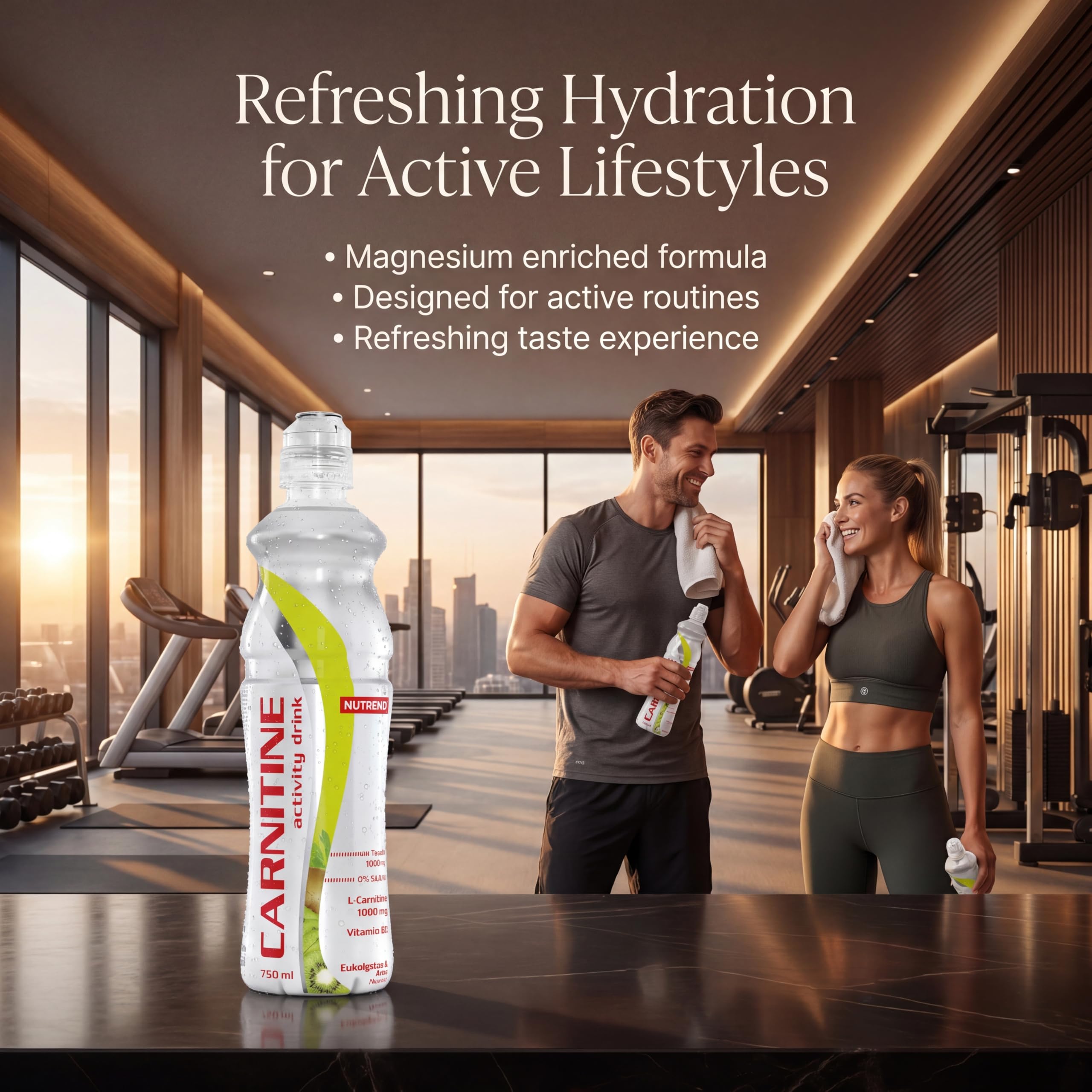 Nutrend Carnitine Drink Eucalyptus & Kiwi 750 ml
