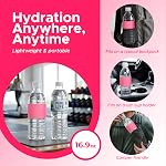 Copco Hydra Bouteille d'eau Tritan réutilisable avec couvercle résistant aux déversements et manches antidérapantes, 16,9-Ounce, rose