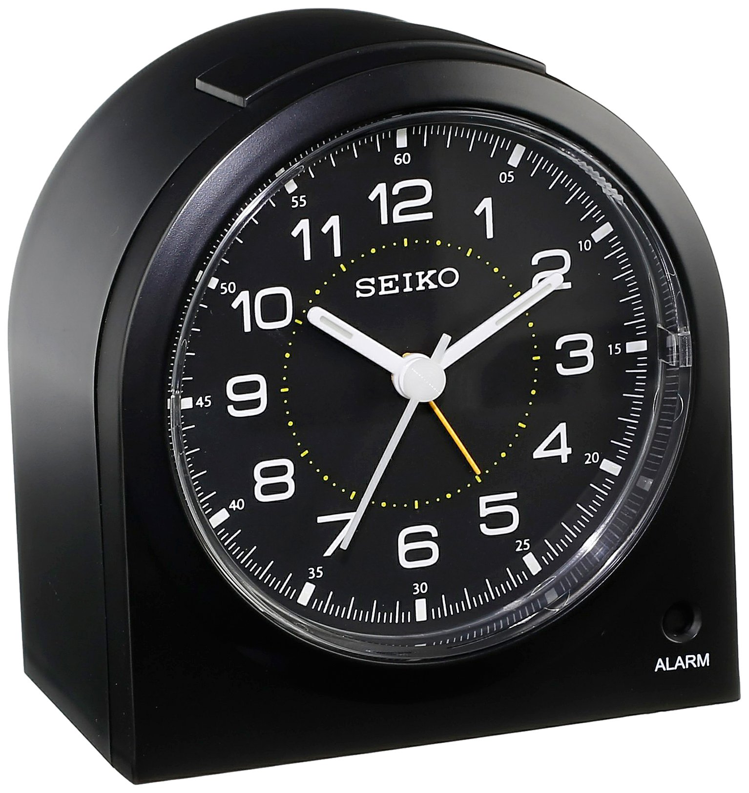 Seiko3" Compact & Lightweight Bedside Alarm Clock (QHE085KLH)