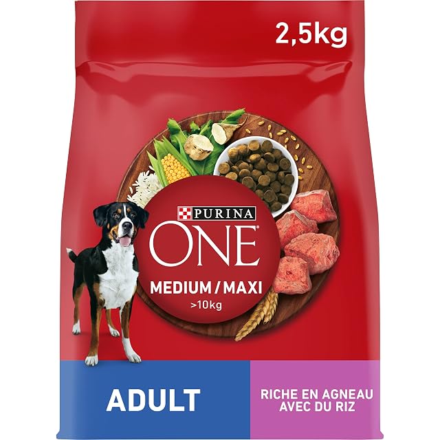 PURINA ONE Medium/Maxi Adult Cordero 2,5 kg