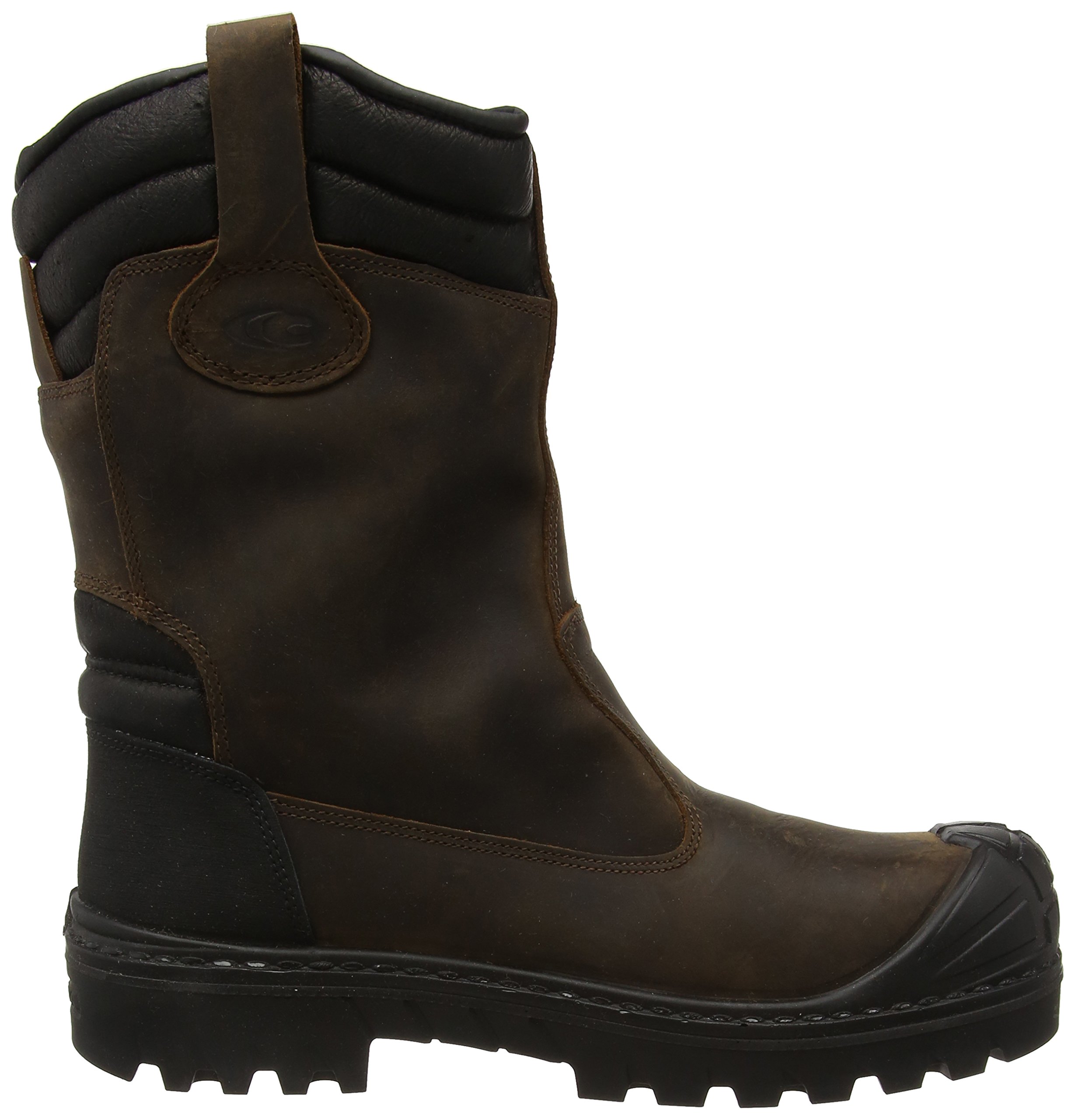 COFRA Baranof S3 - Botas de seguridad de piel marrón con puntera Thinsulate para trabajo