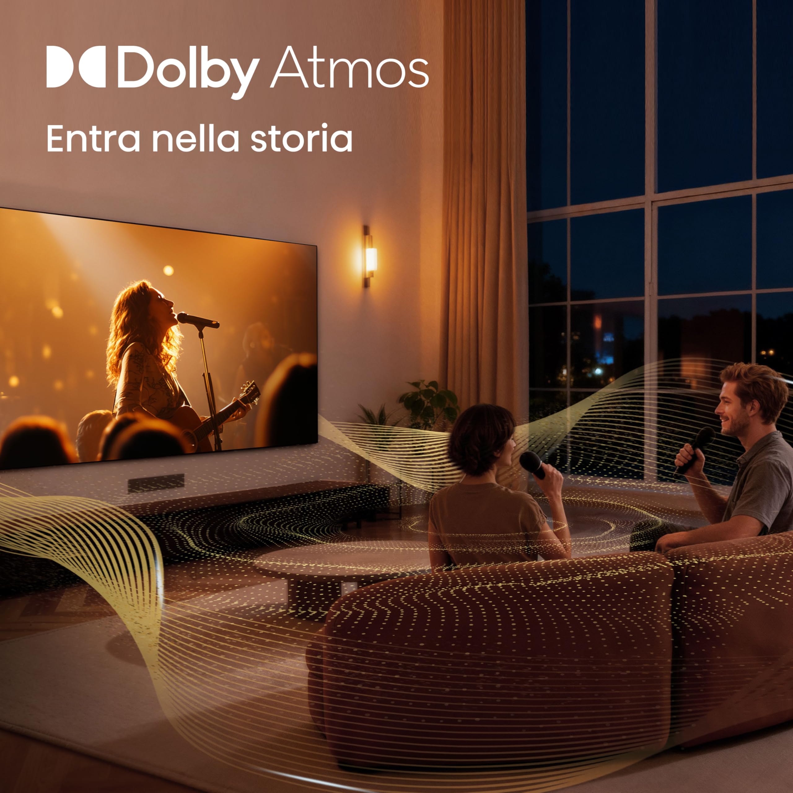 Hisense Smart TV QLED 40" FHD 40E5ST, 60Hz, Dolby Atmos, VIDAA OS, HDR10, Game Mode, Works with Alexa, Wi-Fi