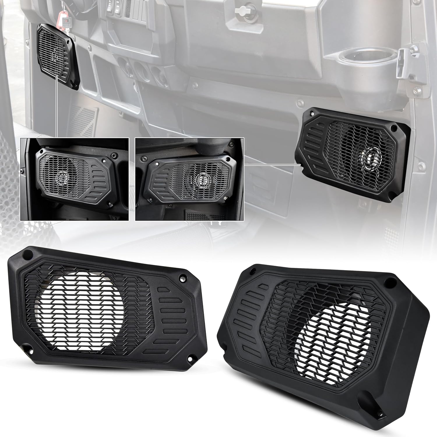 Soportes para parlantes bajo tablero Polaris Ranger 1000 2018-2024
