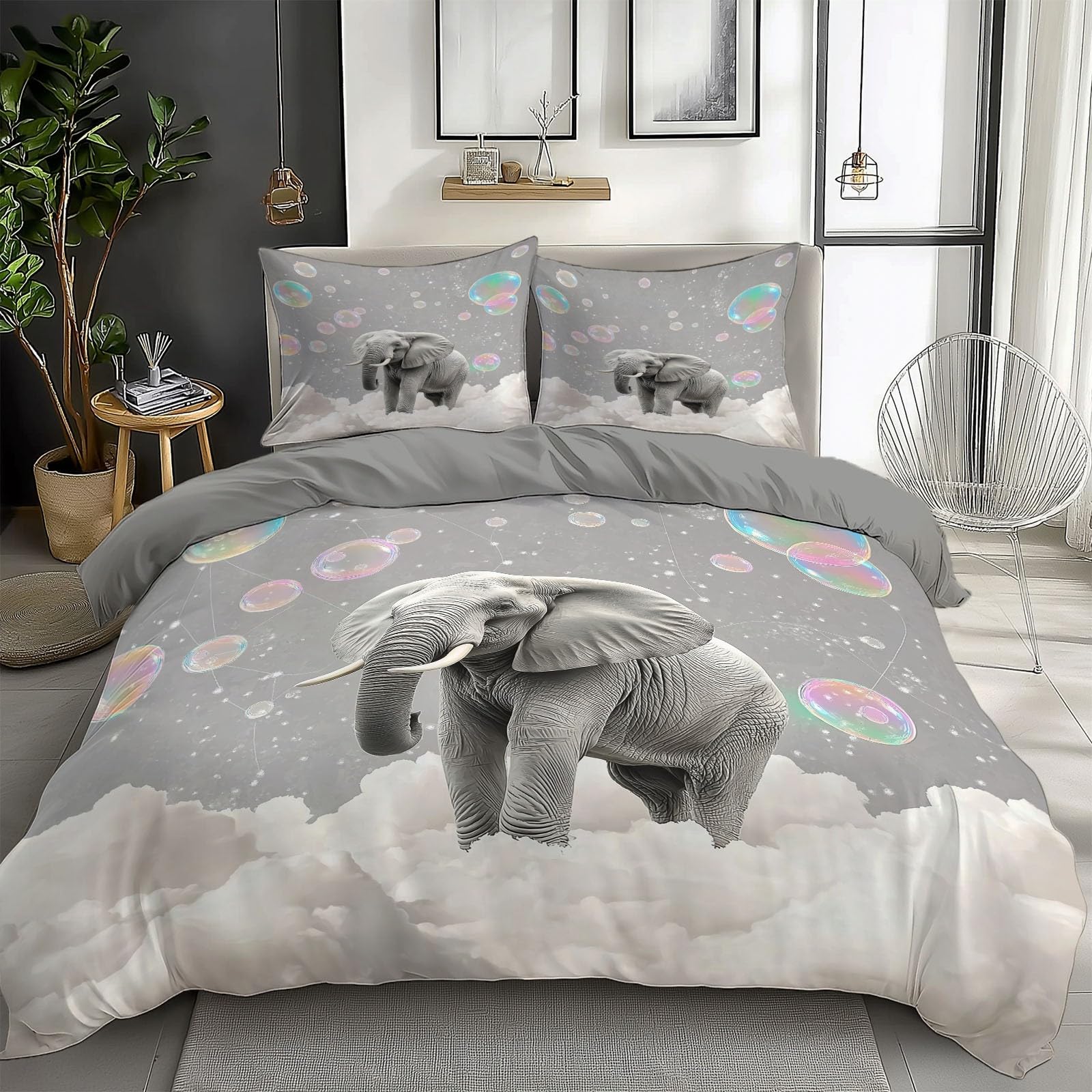 Cloud Bubbles Duvet Cover Toddler Size 40