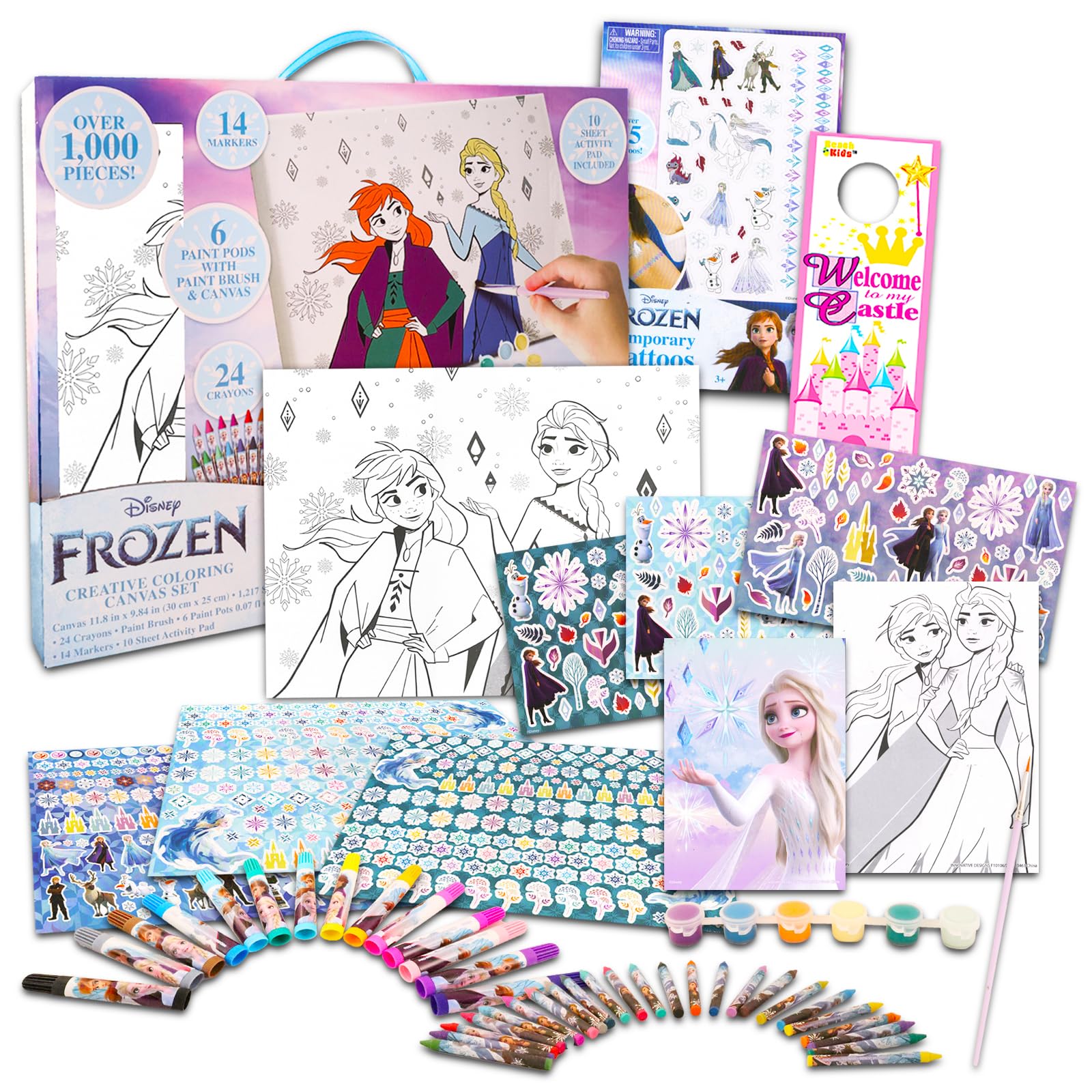 Amazon.co.jp: Disney アナと雪の女王 絵画セット 女の子用 - 1000個