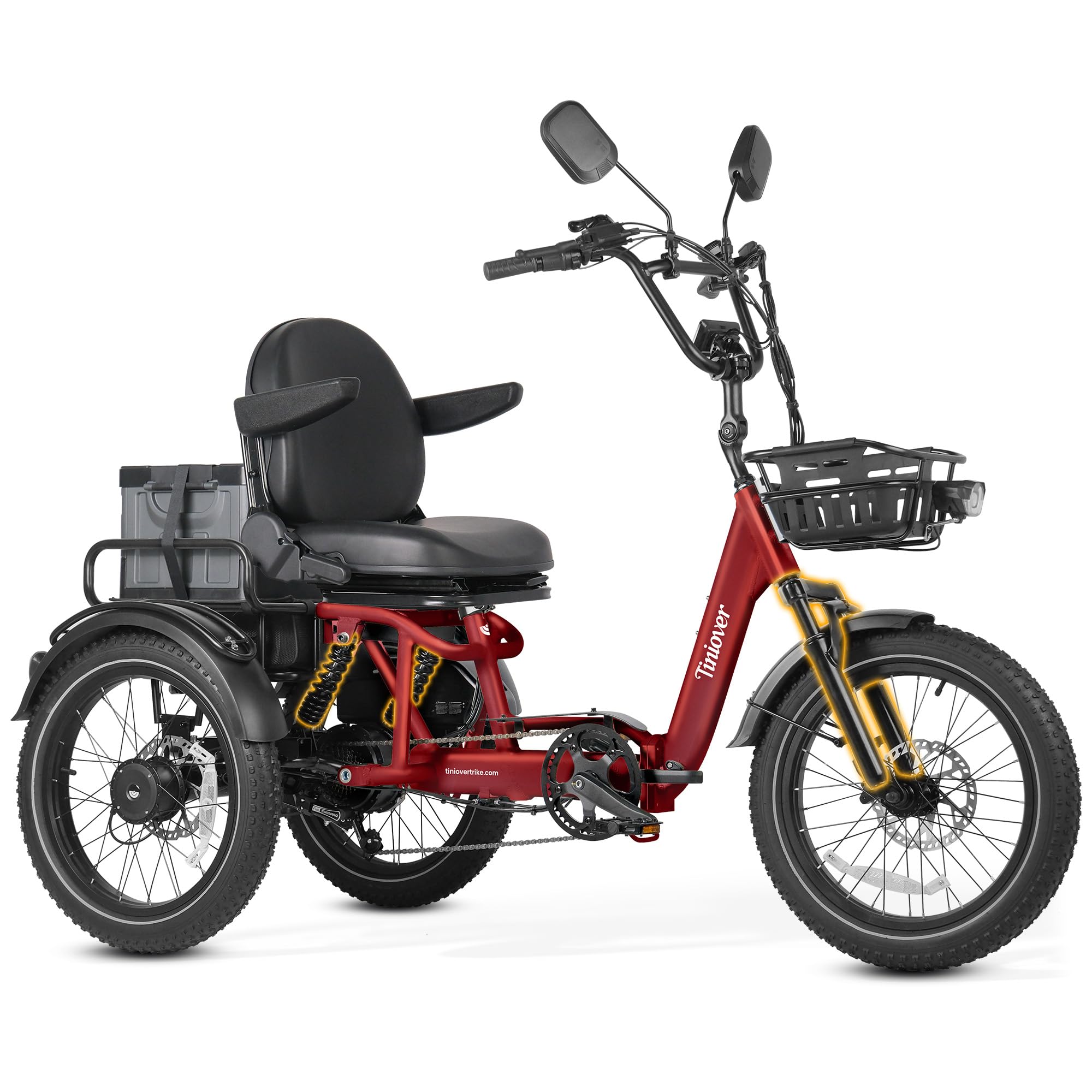 TINIOVER River Full Suspension E-Trike