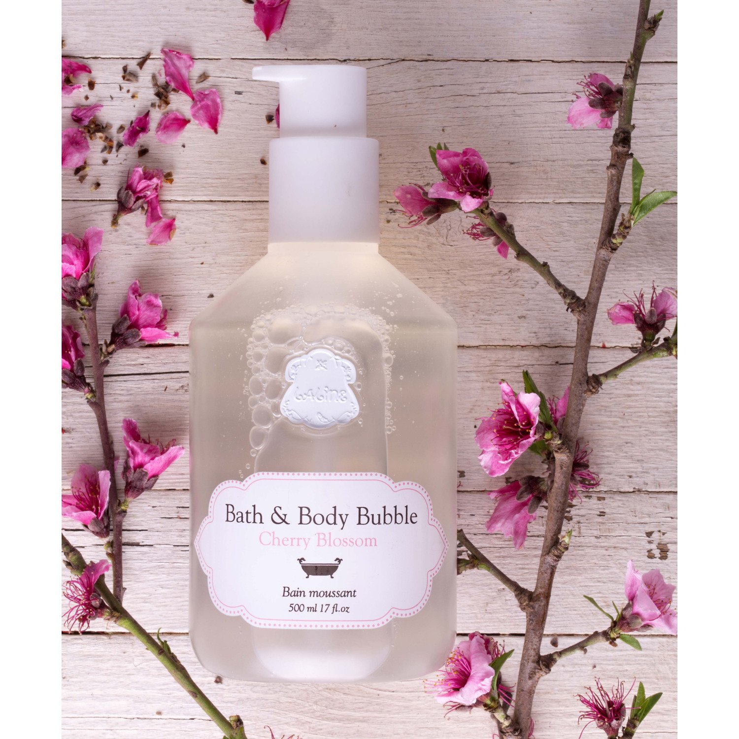 ラリン　BATH & BODY BUBBLE 2本セット Amazon.com : LALINE World Of Scents Bath & Body Bubble Cherry
