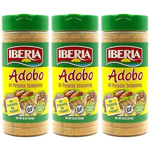 Vista 15 de Iberia Adobo - Condimento multiusos, sin pimienta, 16 onzas