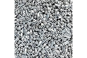 1 lb 1/8" Stainless Steel Tumbling Media Shot, 4-Shape Jewelers Mix for Jewelry Tumbler Polisher