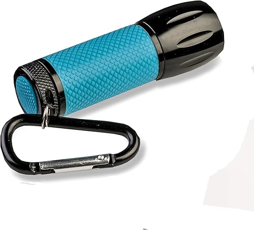 Miniatura 2 de Carson UVSight PRO Linterna UV con 9 bombillas LED ultra violeta y clip de mosquetón, ideal para detectar manchas de mascotas, fugas automáticas,
