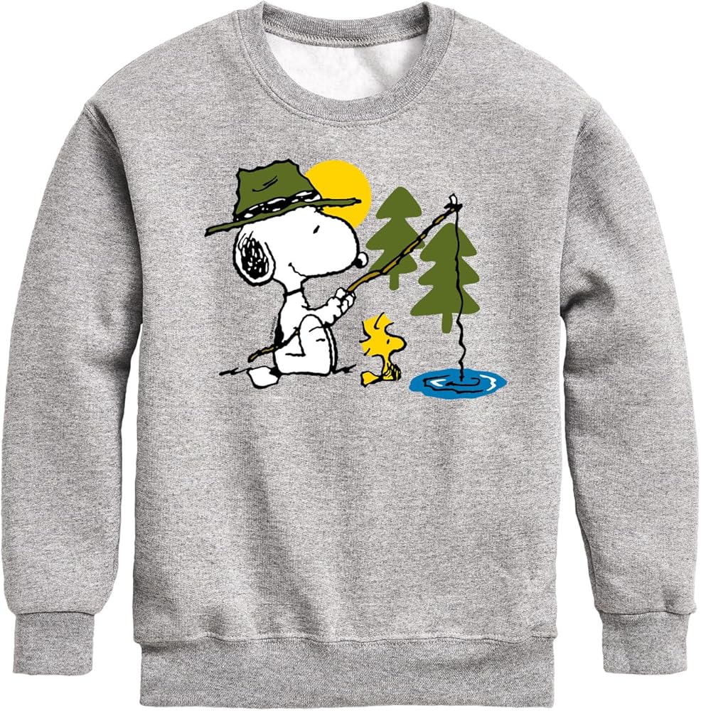 Amazon.com: HYBRID APPAREL - Peanuts - Snoopy Woodstock Fishing