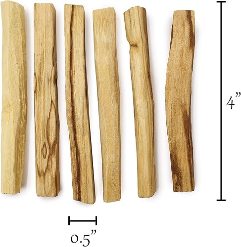 Miniatura 4 de Varillas de palo santo prémium, varillas de incienso, para purificar, limpieza, curación, meditación y alivio del estrés. 100% naturales y